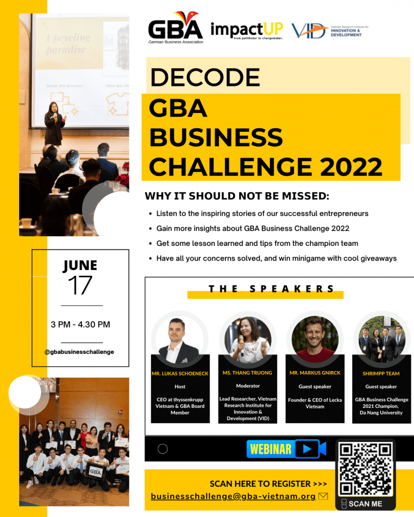 Poster Decode GBA Business Challenge 2022