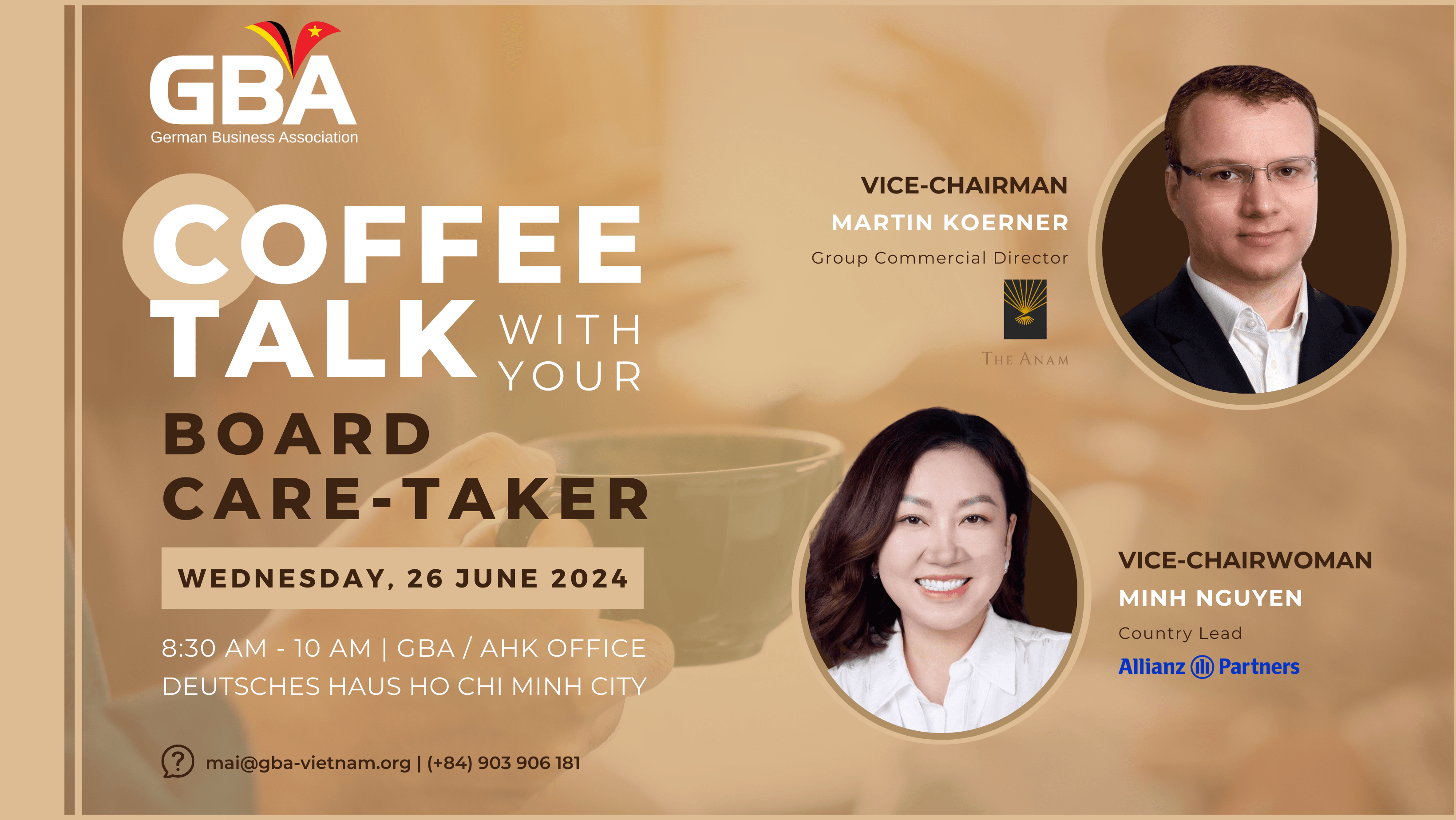 2nd Coffee Talk with GBA Board 1