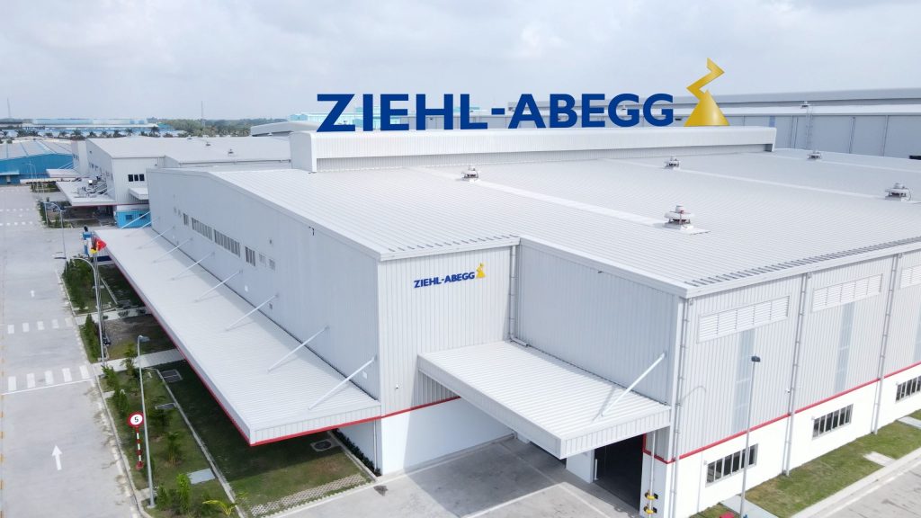 A view of Ziehl Abeggs new factory in Dong Nai Province