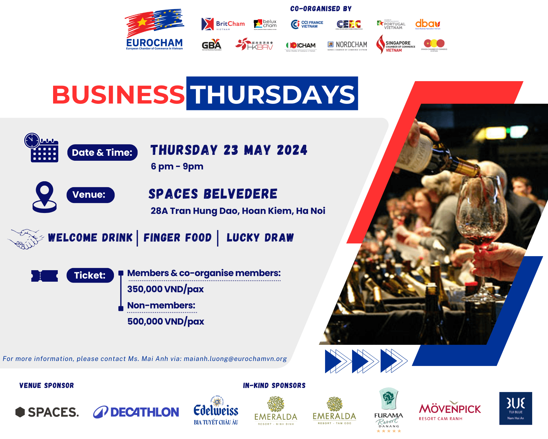 Flyer Business Thursdays 23 May