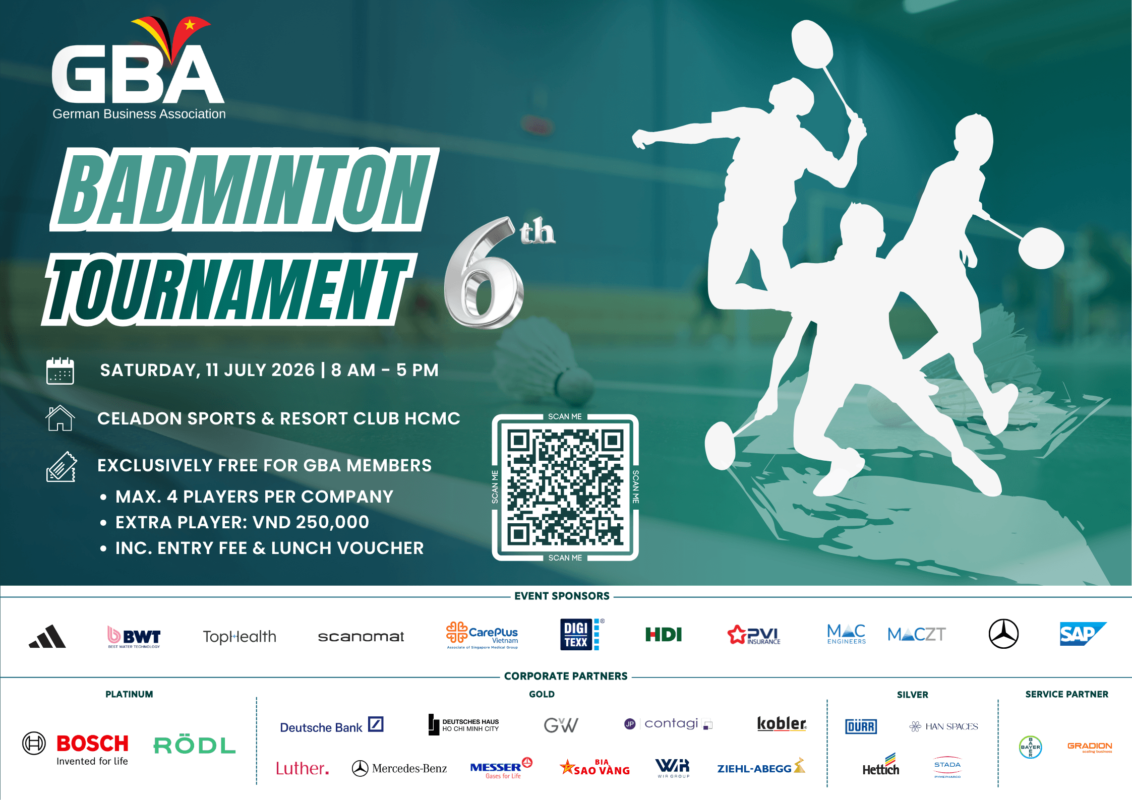 GBA Badminton Tournament 2026 Sponsors
