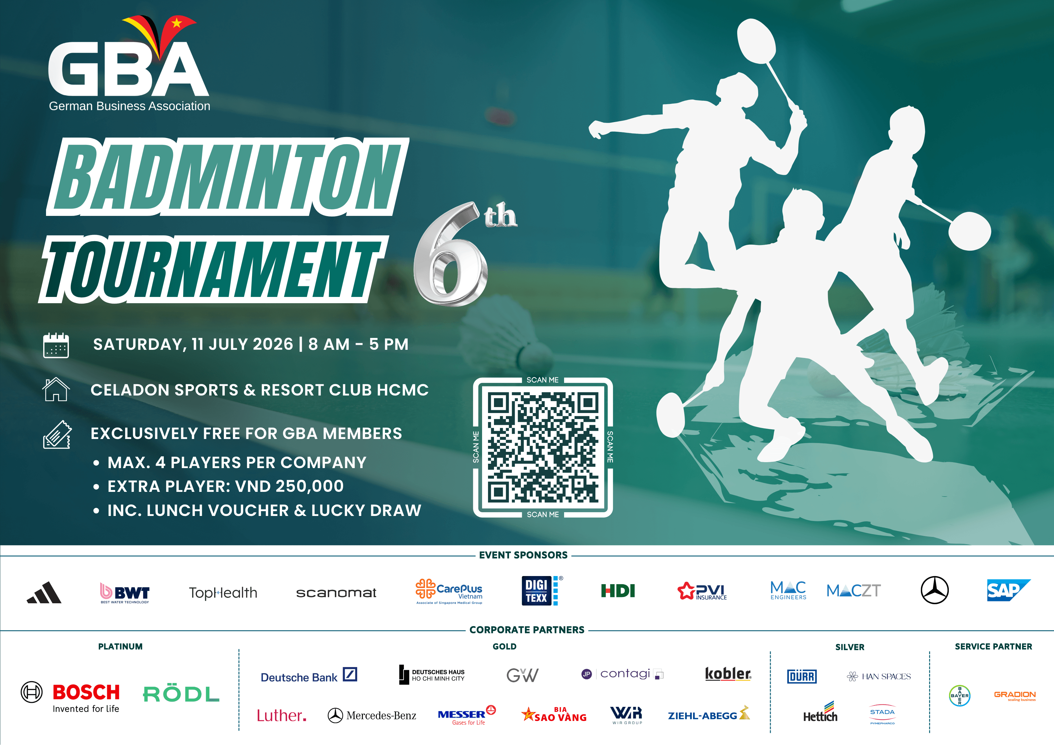 GBA Badminton Tournament 2026 Sponsors