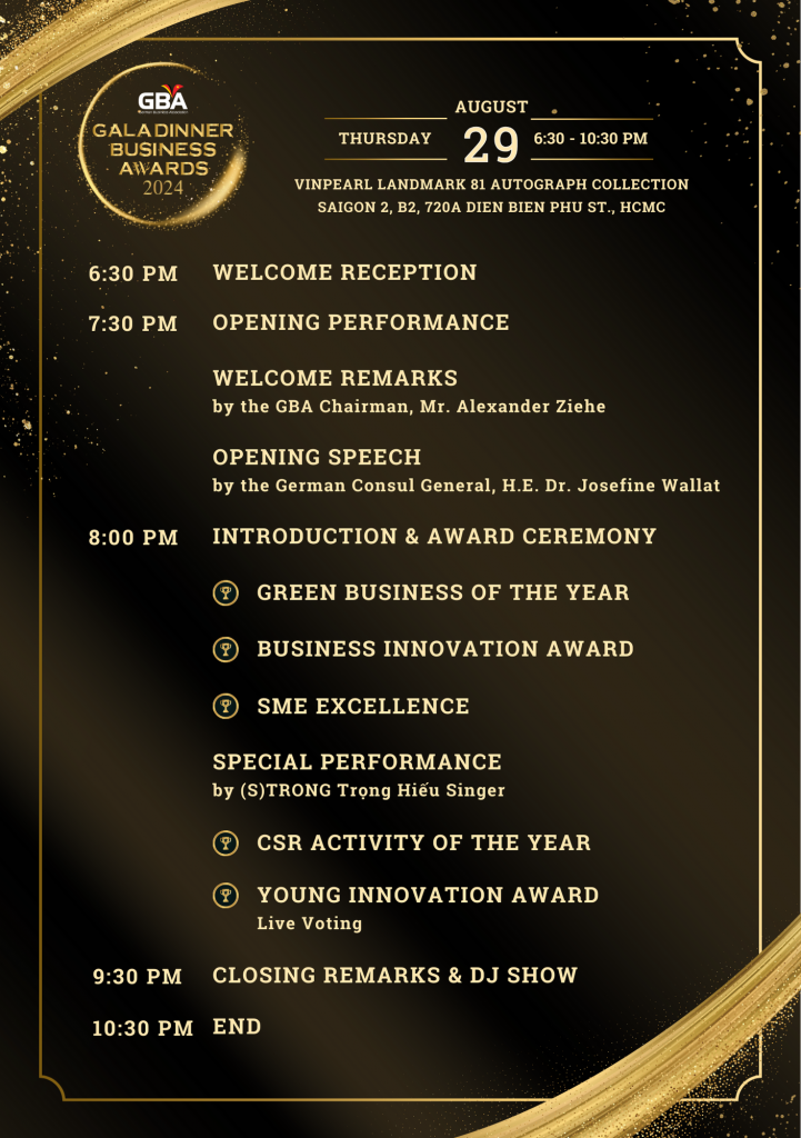 Gala Agenda