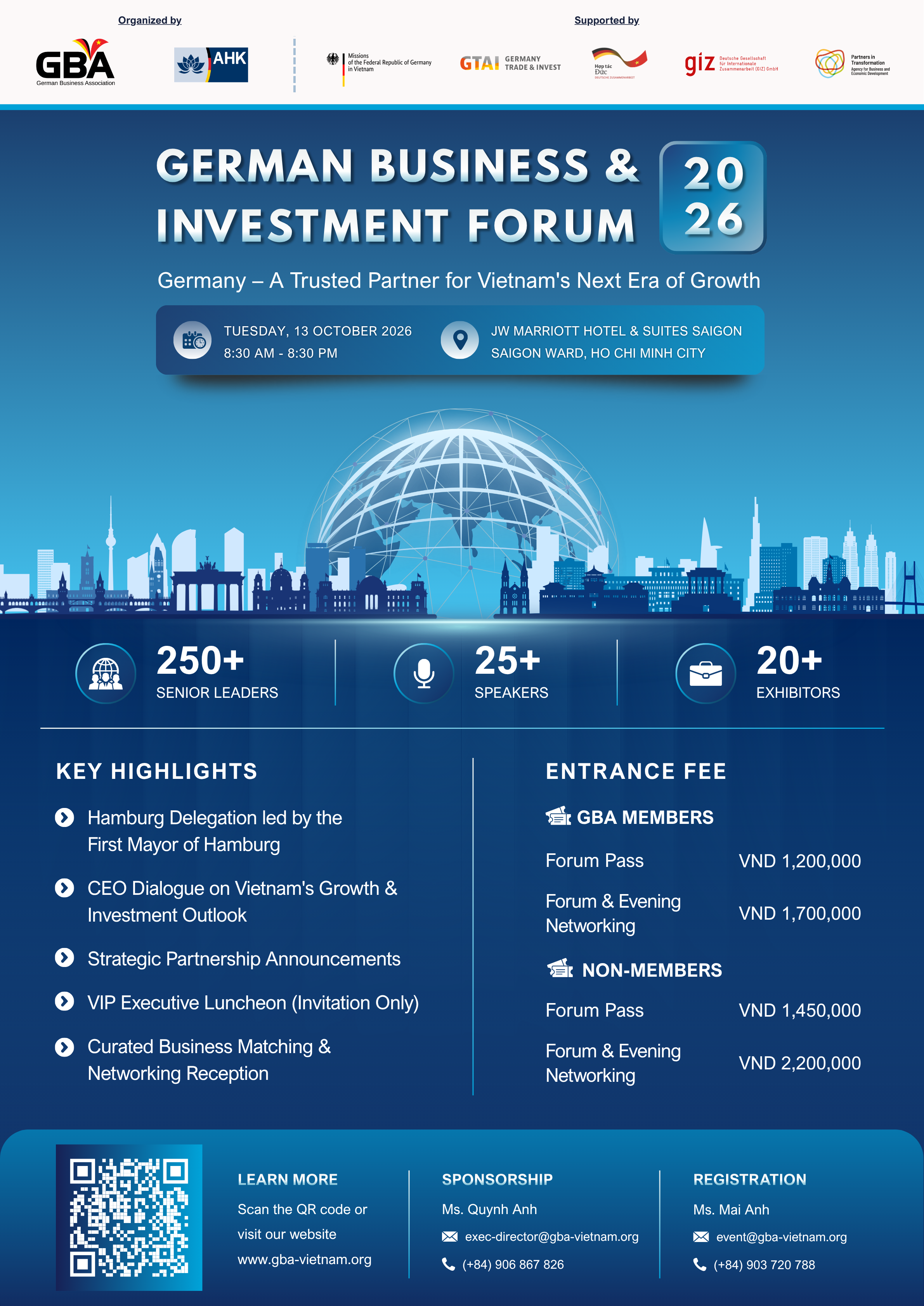 German Business Forum 2026 flyer