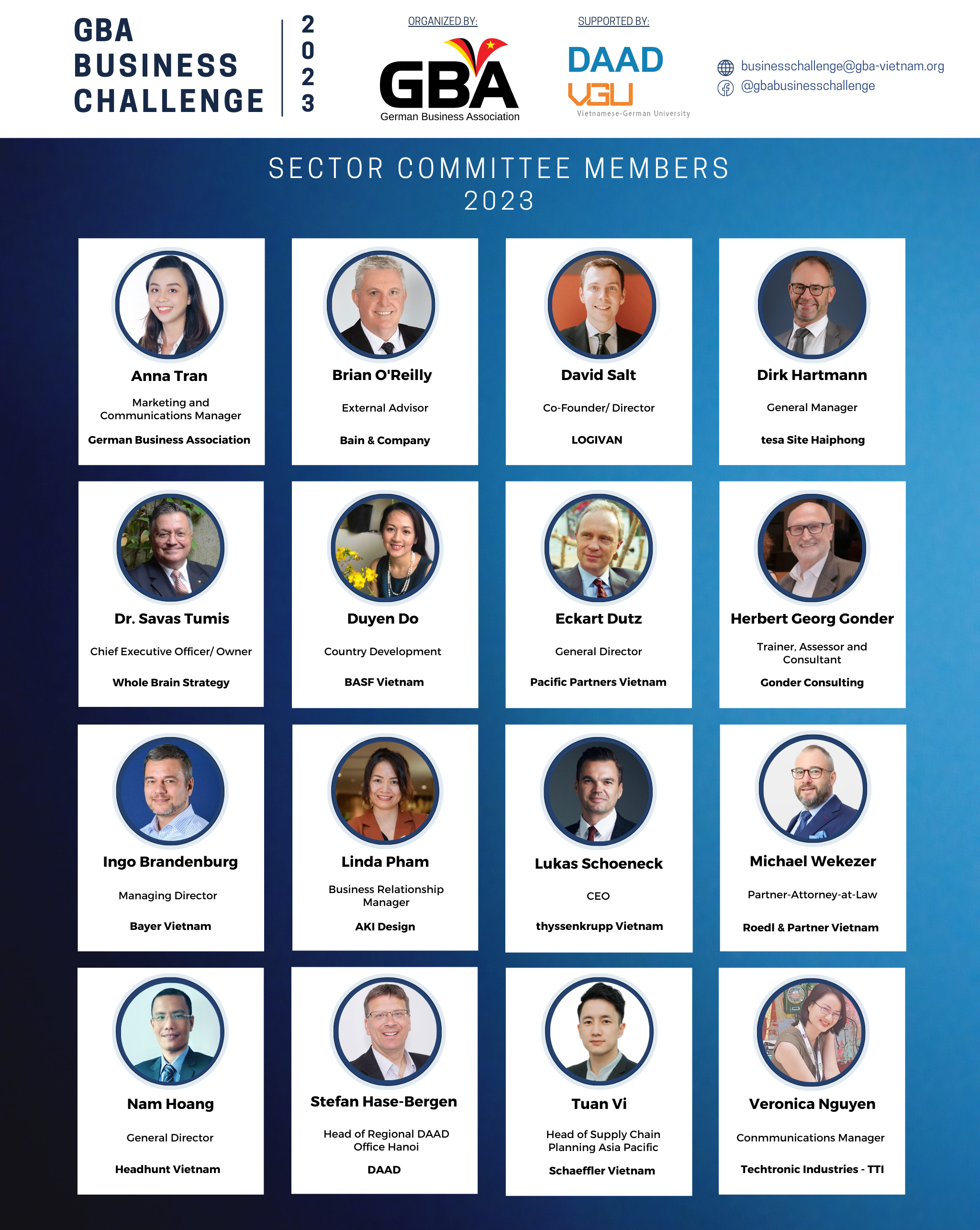 Sector Committee Members 2023