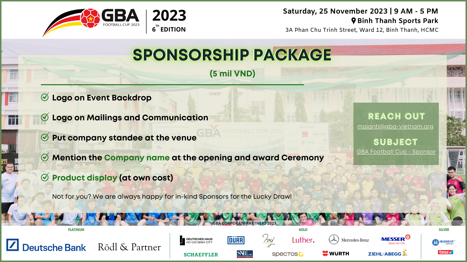 Sponsorship Package 2023