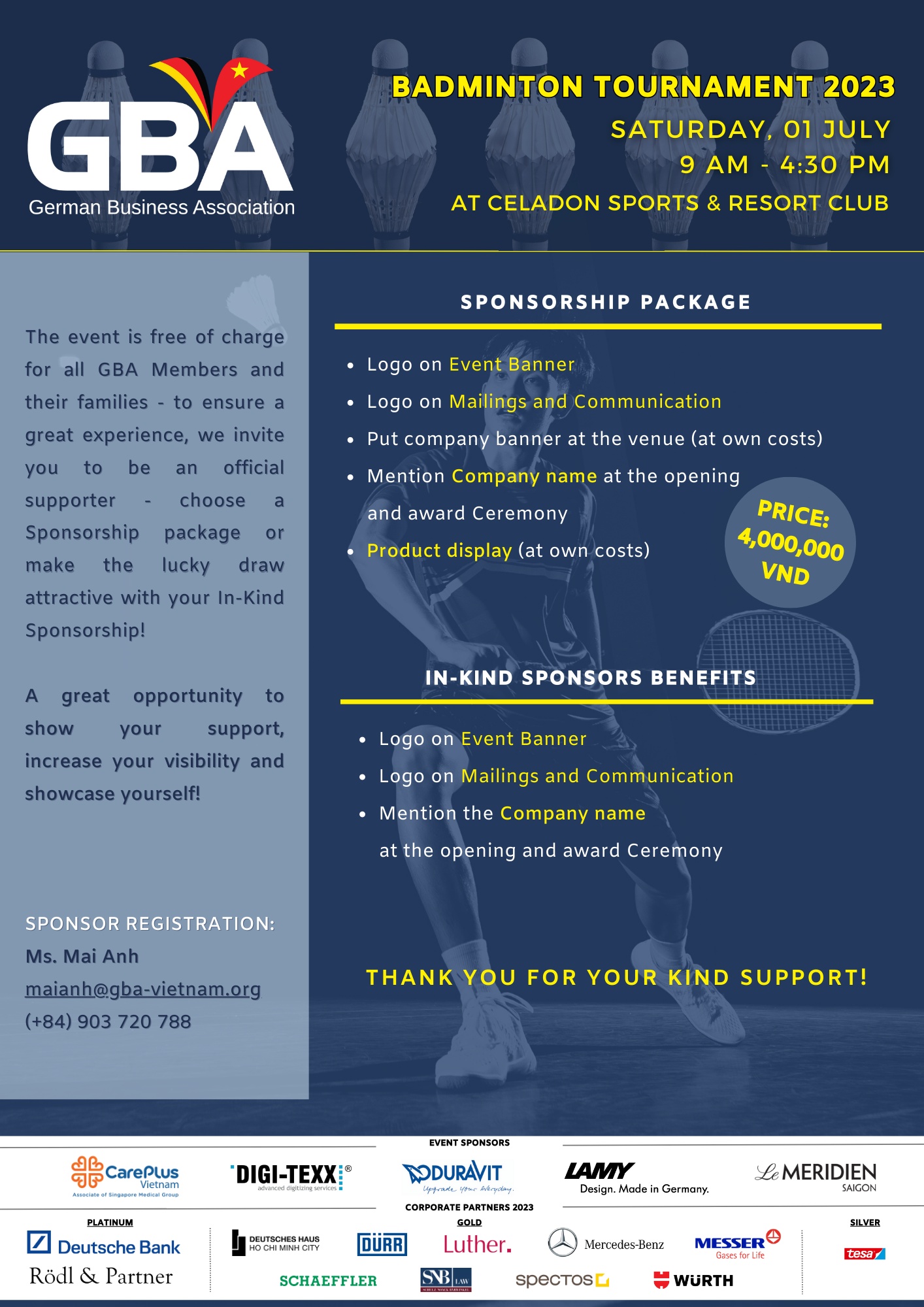 Sponsorship package 2023